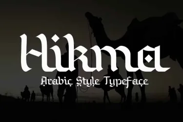 Hikma Typeface Font free download – Serif Fonts preview