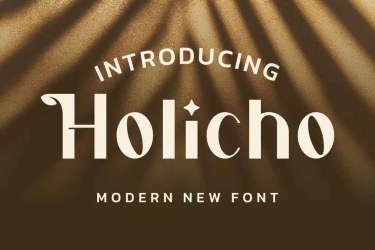 Holicho Font free download – Sans Serif Fonts font preview