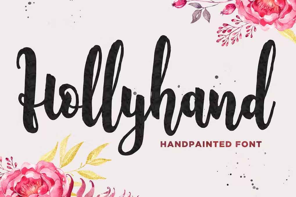 Holyhand Script Font free download – Script And Handwritten font preview image for Windows and Mac