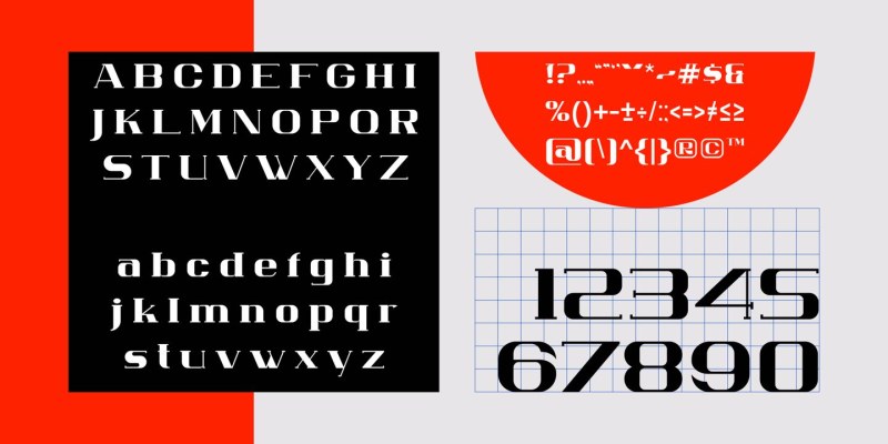 Homrich Font free download preview 2 – Display Fonts font