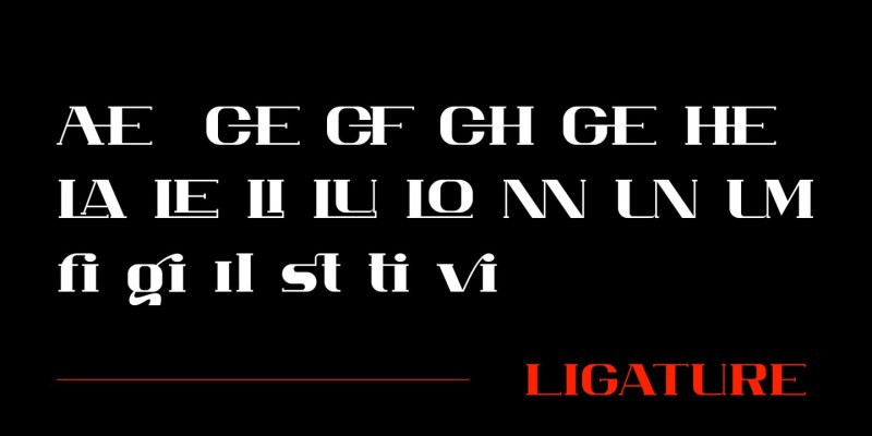 Homrich Font free download preview 8 – Display Fonts font