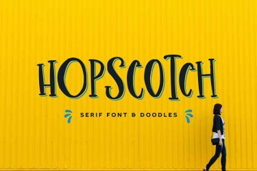 Hopscotch Font free download – Serif Fonts font preview