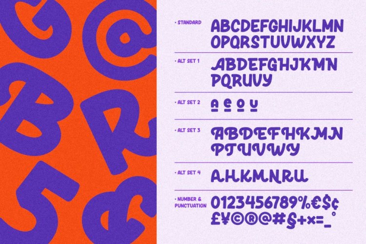 Hore Font free download preview 3 – Script And Handwritten font