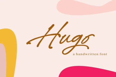 Hugo Font free download – Script font preview