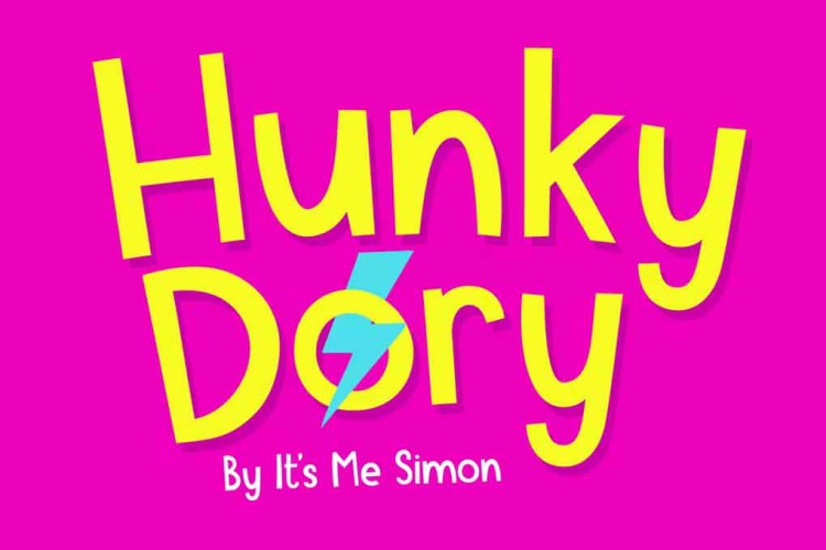 Hunky Dory Font free download preview 3 – Serif Fonts font