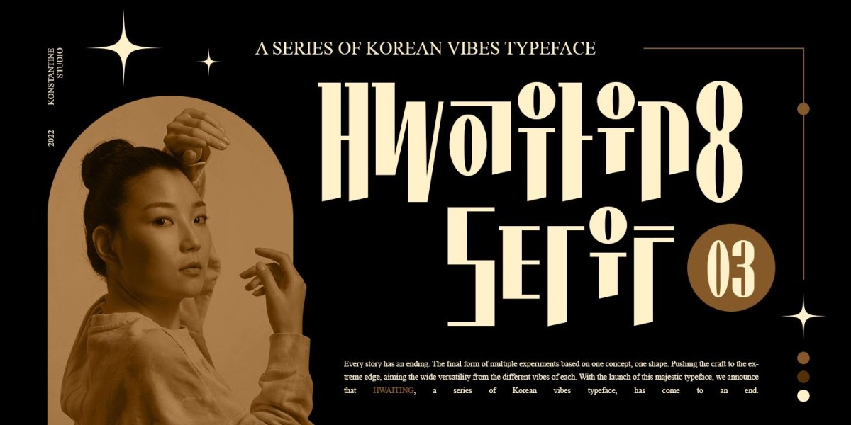 Hwaiting Serif Font free download – Serif Fonts font preview image for Windows and Mac