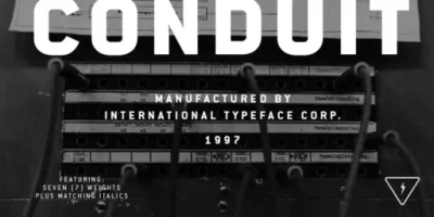 ITC Conduit Font free download – Elegant font preview
