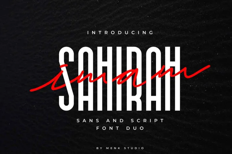 Imam Sahirah Font preview 3 – Serif Fonts font sample
