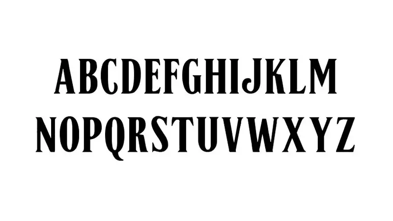Jack Daniels Font free download preview 2 – Serif Fonts font