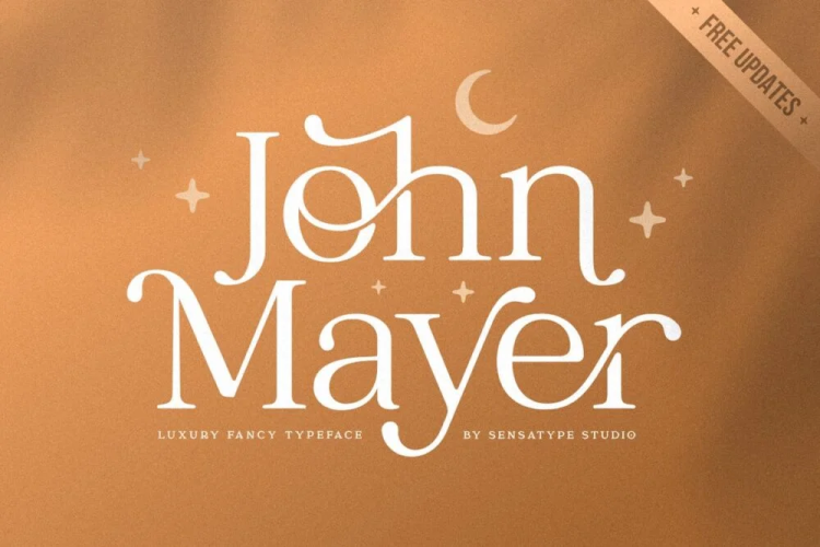 John Mayer Font free download preview 7 – Decorative Fonts font
