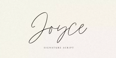 Joyce Font free download – Download font preview