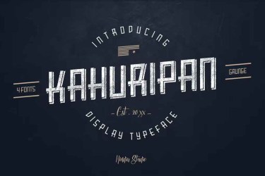 Kahuripan Font free download – Clean font preview