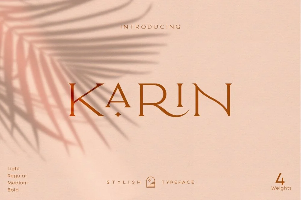 Karin Font free download – Script And Handwritten font preview image for Windows and Mac
