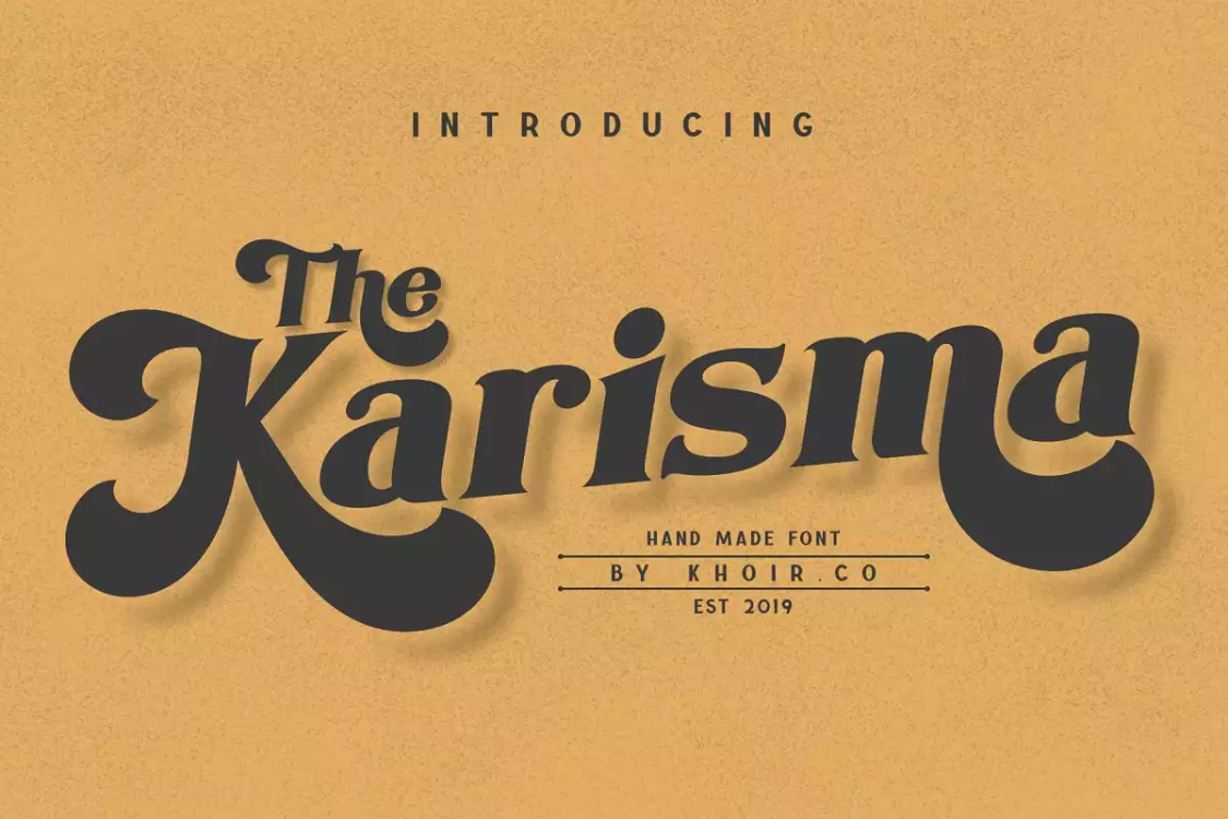 Karisma Font free download – Serif Fonts font preview image for Windows and Mac