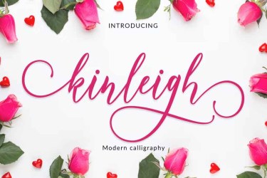 Kinleigh Font free download – Script And Handwritten font preview