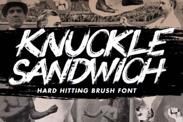 Knuckle Sandwich Font free download – Script And Handwritten font preview