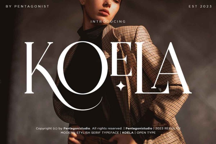 Koela – Modern Serif Font free download preview 5 – Serif Fonts font
