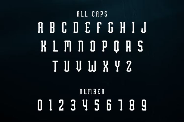 Kojinger Font free download preview 3 – Serif Fonts font
