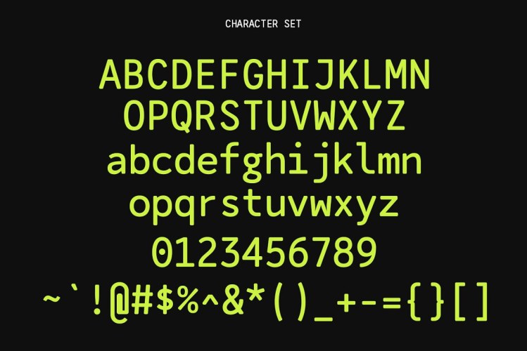 Koluta Mono Font free download preview 4 – Display Fonts font