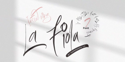 La Fiola Font Family free download – Download font preview