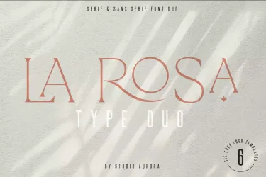 La Rosa – Elegant Summer Serif Font free download – font preview