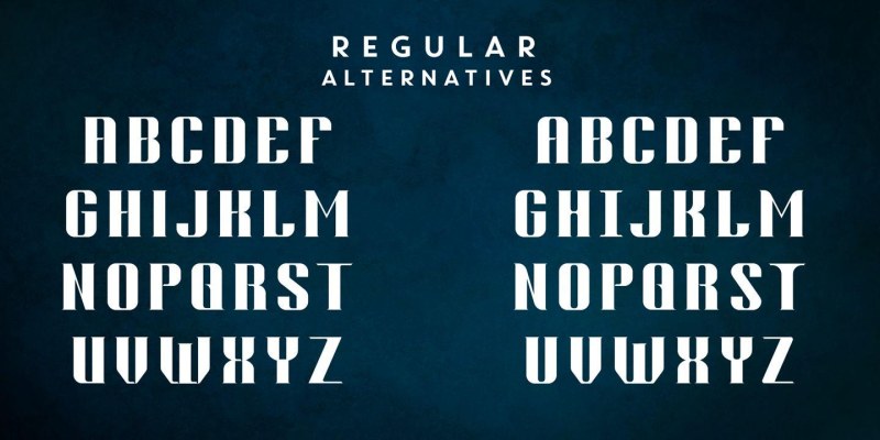 Last Bastion Font free download preview 5 – Display Fonts font