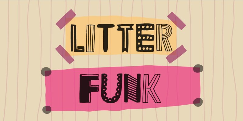 Litter Funk Font free download preview 8 – Display Fonts font