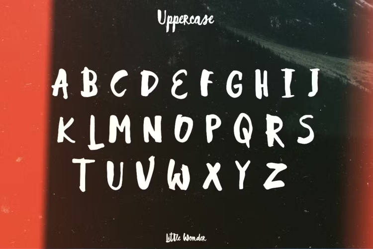 Little Wonder Font free download preview 4 – Script And Handwritten font