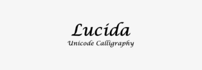 Lucida Unicode Calligraphy Font Family free download – Script font preview