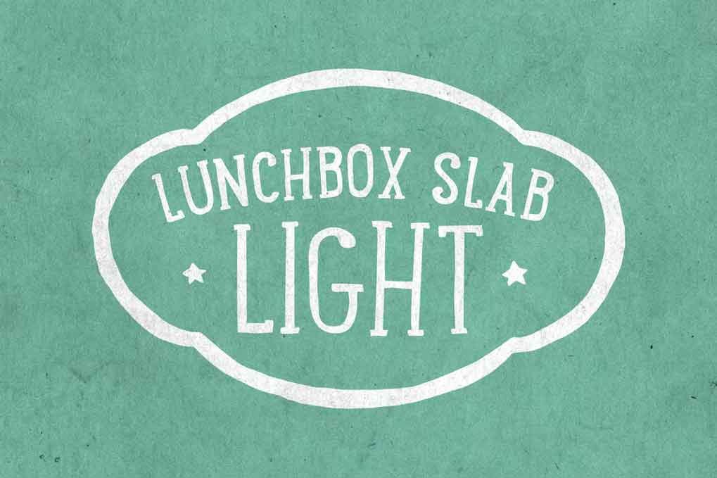 Lunchbox Slab Light Font free download – Serif Fonts font preview image for Windows and Mac