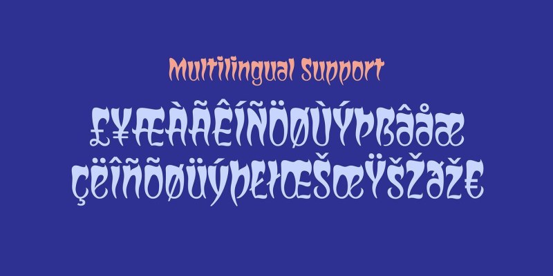 Lysergic Font free download preview 5 – Display Fonts font
