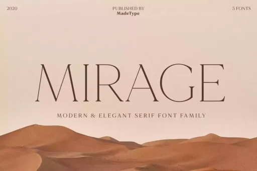 MADE Mirage Font free download preview 8 – Serif Fonts font