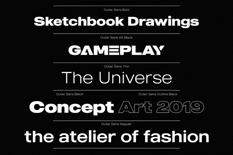 MADE Outer Sans Font free download preview 5 – Sans Serif Fonts font