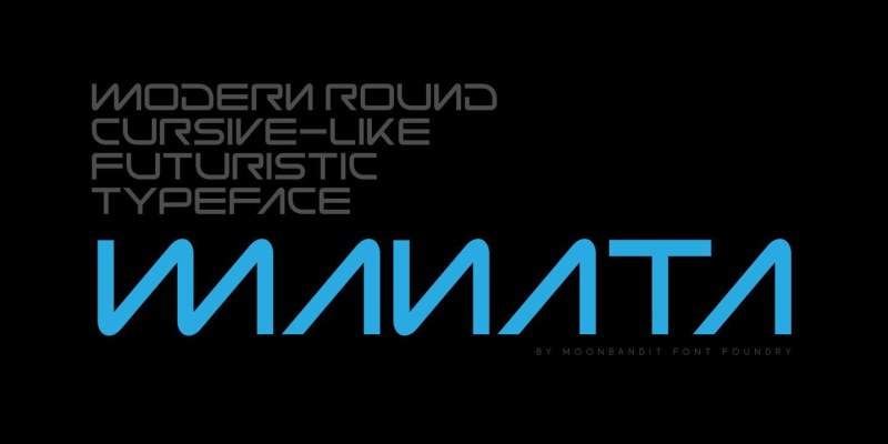 MBF Manata Font free download preview 1 – Modern Fonts font