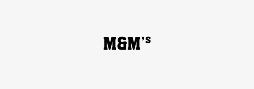 M&M’s Logo Font free download preview 4 – Display Fonts font