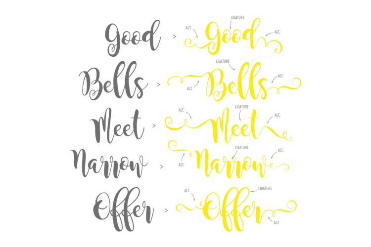 Magnolia Sky Font free download preview 2 – Script And Handwritten font