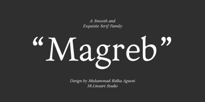 Magreb Font Family free download – Serif Fonts font preview