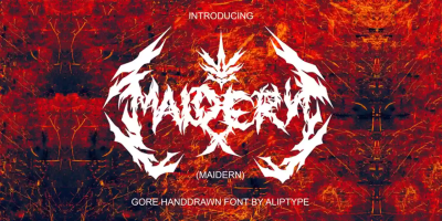Maidern Font free download – Decorative Fonts font preview
