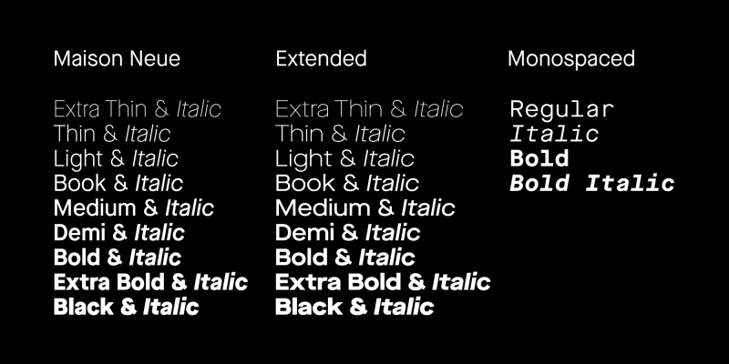 Maison Neue Font free download preview 1 – Sans Serif Fonts font