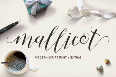 Mallicot Script Font free download – Script And Handwritten font preview