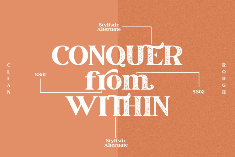 March Font free download preview 8 – Serif Fonts font