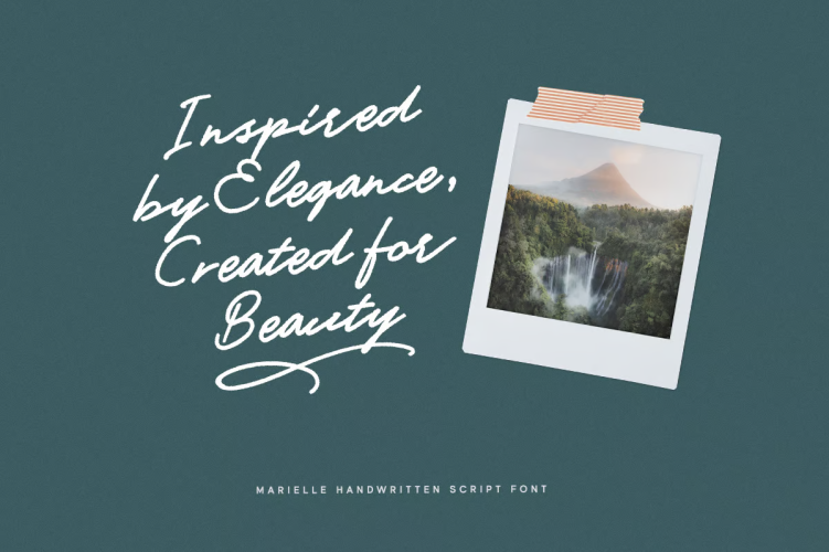 Marielle Font free download preview 2 – Script And Handwritten font