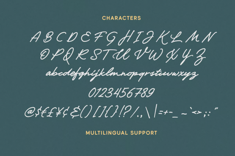 Marielle Font free download preview 5 – Script And Handwritten font