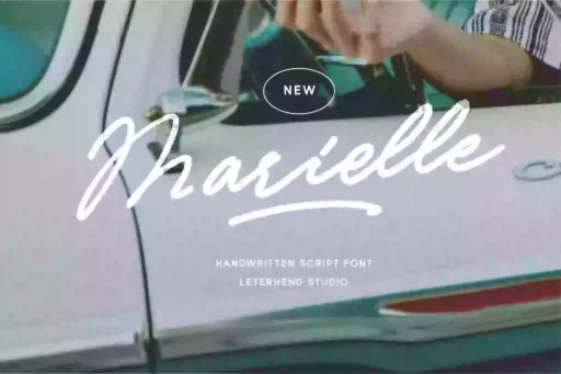 Marielle Font free download preview 6 – Script And Handwritten font