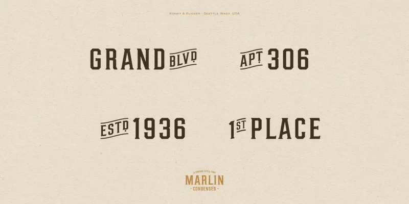 Marlin Font Family free download preview 1 – Serif Fonts font