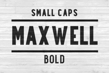 Maxwell Sans Small Caps Bold Font free download – Clean font preview