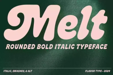 Melt Font free download – Display Fonts font preview