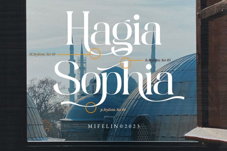 Mifelin Font free download preview 3 – Serif Fonts font