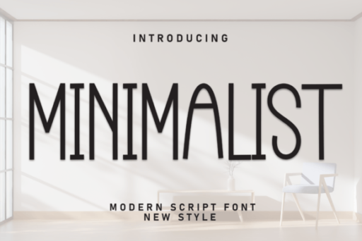 Minimalist Font free download preview 4 – Script And Handwritten font
