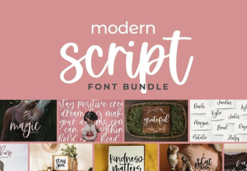 Modern Script Fonts Bundle free download – Modern Fonts font preview